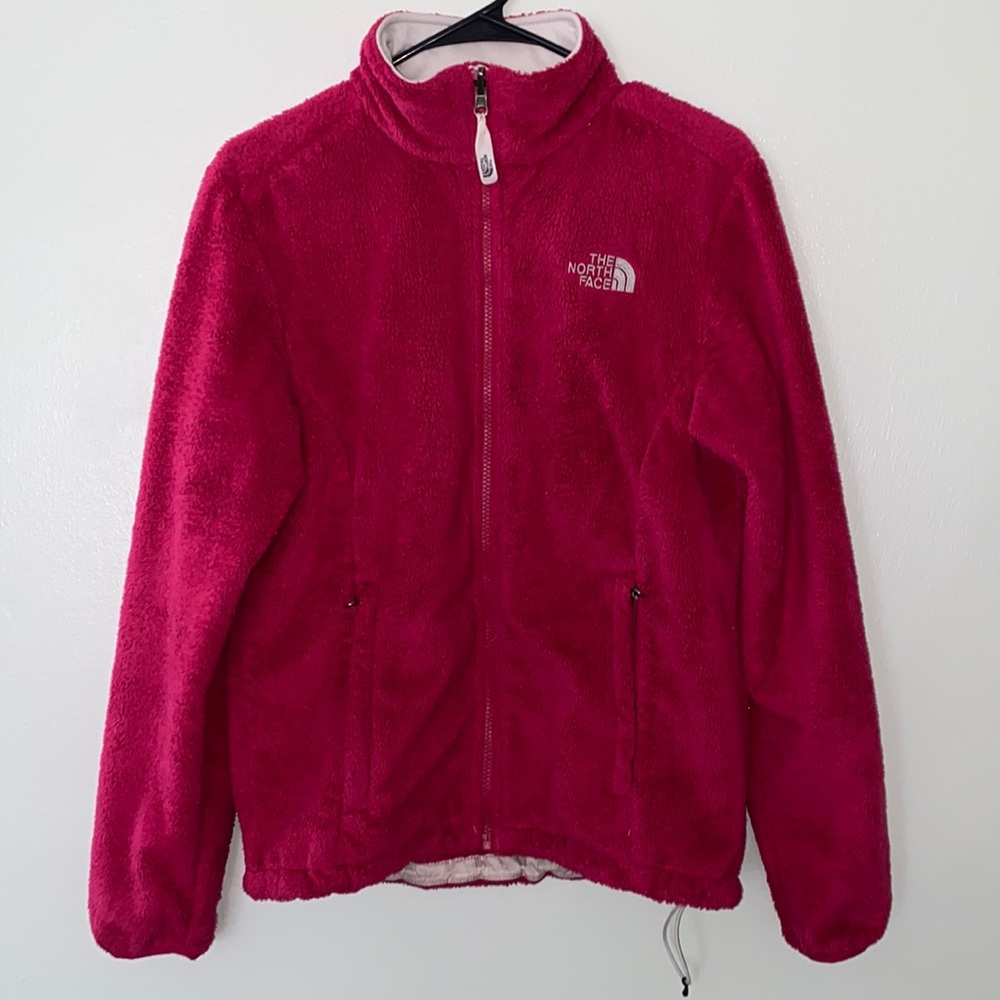 Hot Pink Fleece The North Face Jacket